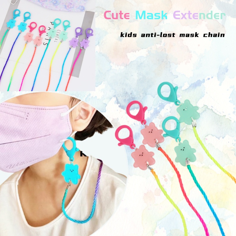 Dây Đeo Mắt Kính Bằng acrylic Màu Kẹo Họa Tiết Hoạt Hình Phong Cách Hàn Quốc Dễ Thương