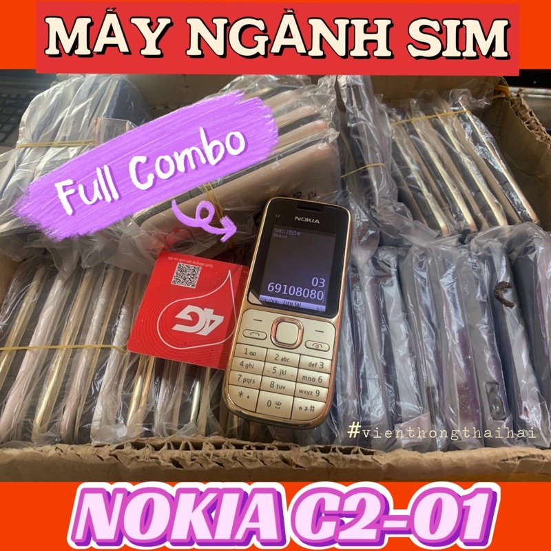 Máy Ngành Sim C2-01 Hỗ trợ 3G Thay Sim Không Cần Tắt Máy