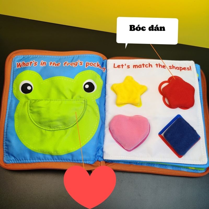 Sách Vải My Lovely Book Luyện Kỹ Năng Cho Bé SV49