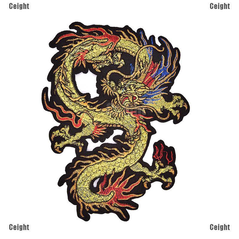 Sticker Ủi Thêu Hình Rồng Độc Đáo