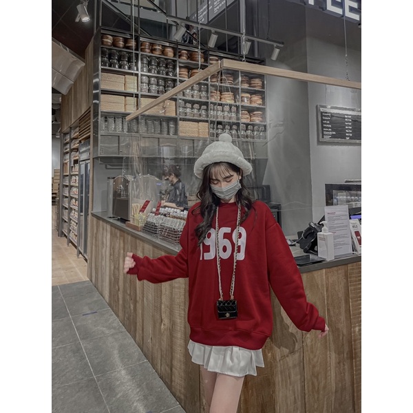 Áo nỉ đỏ 1969 | BigBuy360 - bigbuy360.vn