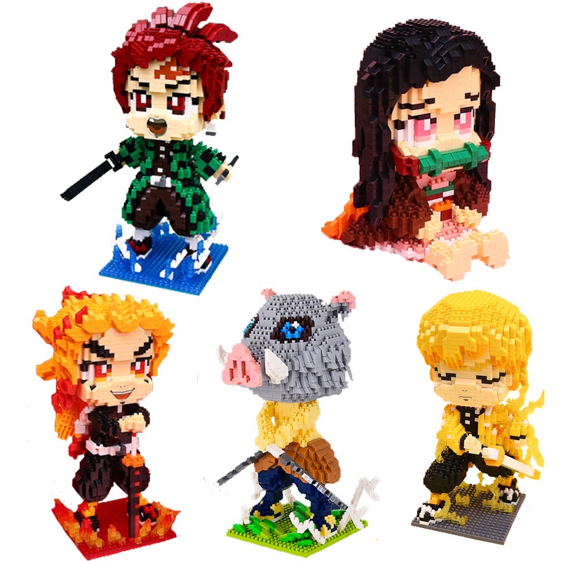 Lego nhân vật hoạt hình xây dựng khối đồ chơi đồ chơi xếp hình động vật 3D