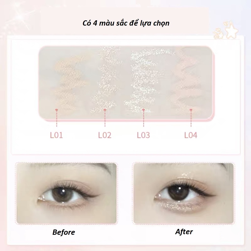 Bút nhũ kẻ bọng mắt Gogotales Light Sense Spirit