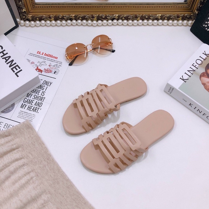 Dép nữ bản ngang cắt LAZE full màu cực đẹp (ảnh thật) - Chị Chảnh Store