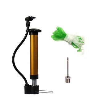 Bơm bóng mini cấm tay + Tặng kèm kim bơm và lưới đựng bóng