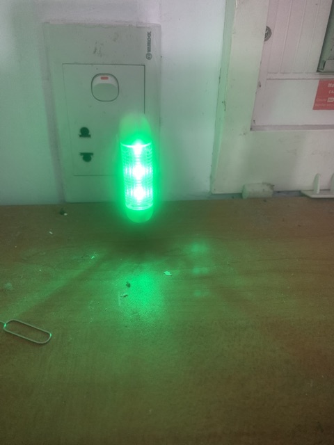 Đèn ngủ dẹp mini 1W công tắc ánh sáng xanh