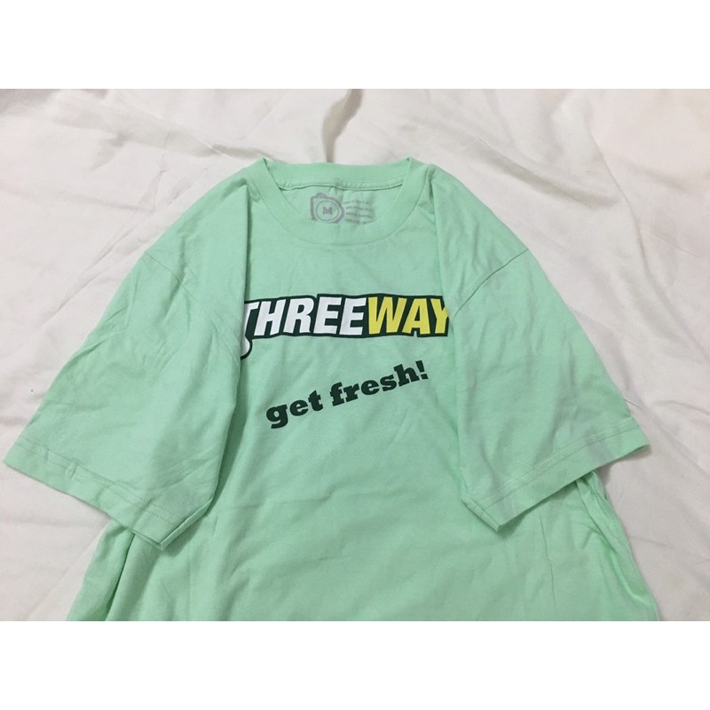 ÁO THUN 2HAND XANH LÁ CHỮ