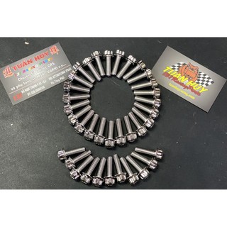 ốc salaya inox 304 8x25 bắt bát heo honda gác chân exciter winner sonic