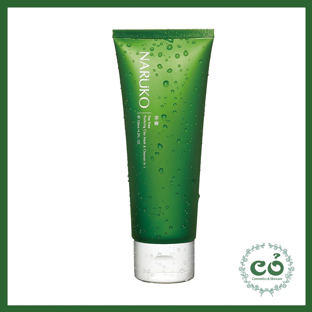 Sữa Rửa Mặt Naruko Tea Tree Purifying Clay Mask & Cleanser In 1