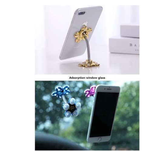 [Rẻ Vô Địch] Giá Đỡ Điện Thoại Nhỏ Gọn,Kệ Đỡ Điện Thoại Hút Chân Không (Hình Hoa)
