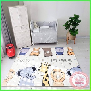 Thảm xốp/ thảm gấp umoo chất liệu siêu dày dặn,dễ vệ sinh hình ngộ nghĩnh