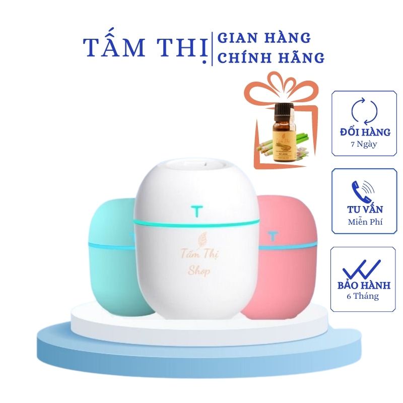 Máy Xông Tinh Dầu Mini Cho Phòng Ngủ, Máy Khuếch Tán Tinh Dầu Phun Sương Tỏa Hương Thơm Mát Giúp Đuổi Muỗi Và Côn Trùng