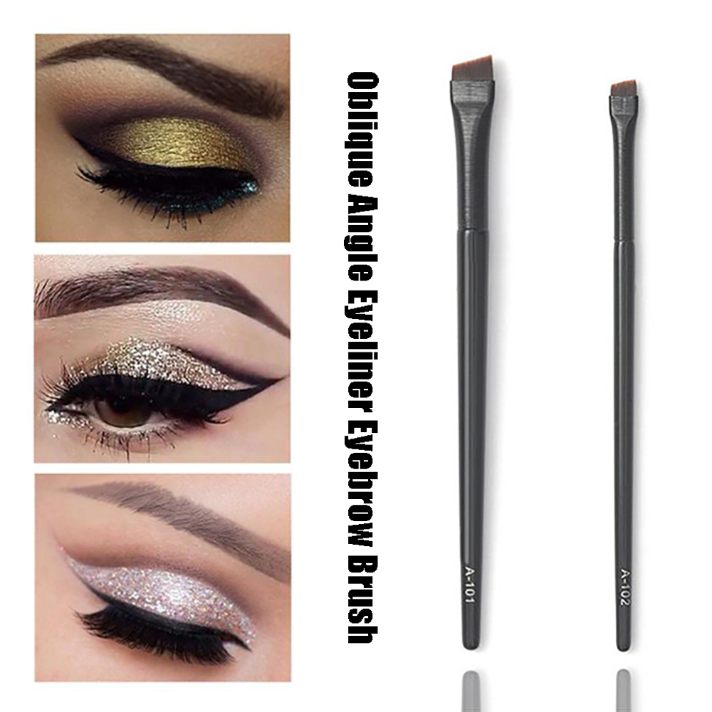 [Hàng mới về] Cọ Trang Điểm Lông Mày Chuyên Nghiệp Thiết Kế Đầu Dẹt Mềm Mại Tiện Dụng