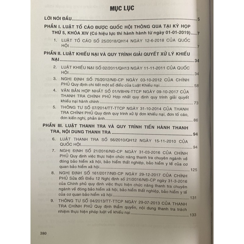 Sách - Luật Tố Cáo áp dung 1/1/2019, Luật Khiếu Nại và các văn bản hướng dẫn thi hành | BigBuy360 - bigbuy360.vn