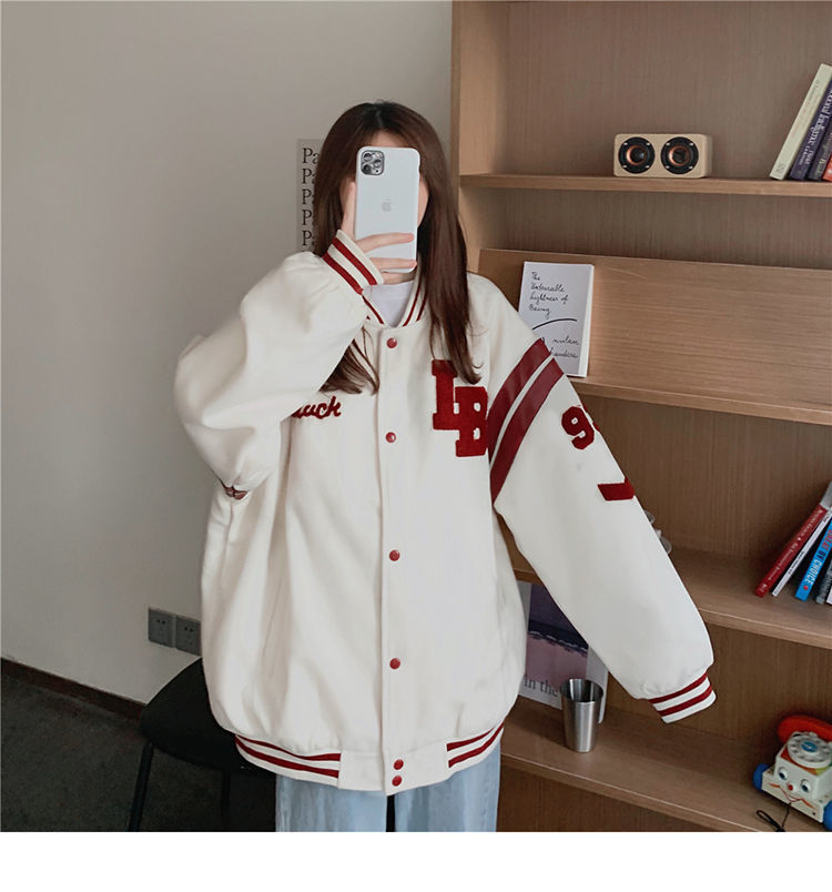 Áo Khoác Bóng Chày Form Rộng Phong Cách Hàn Quốc Cho Nữ | BigBuy360 - bigbuy360.vn