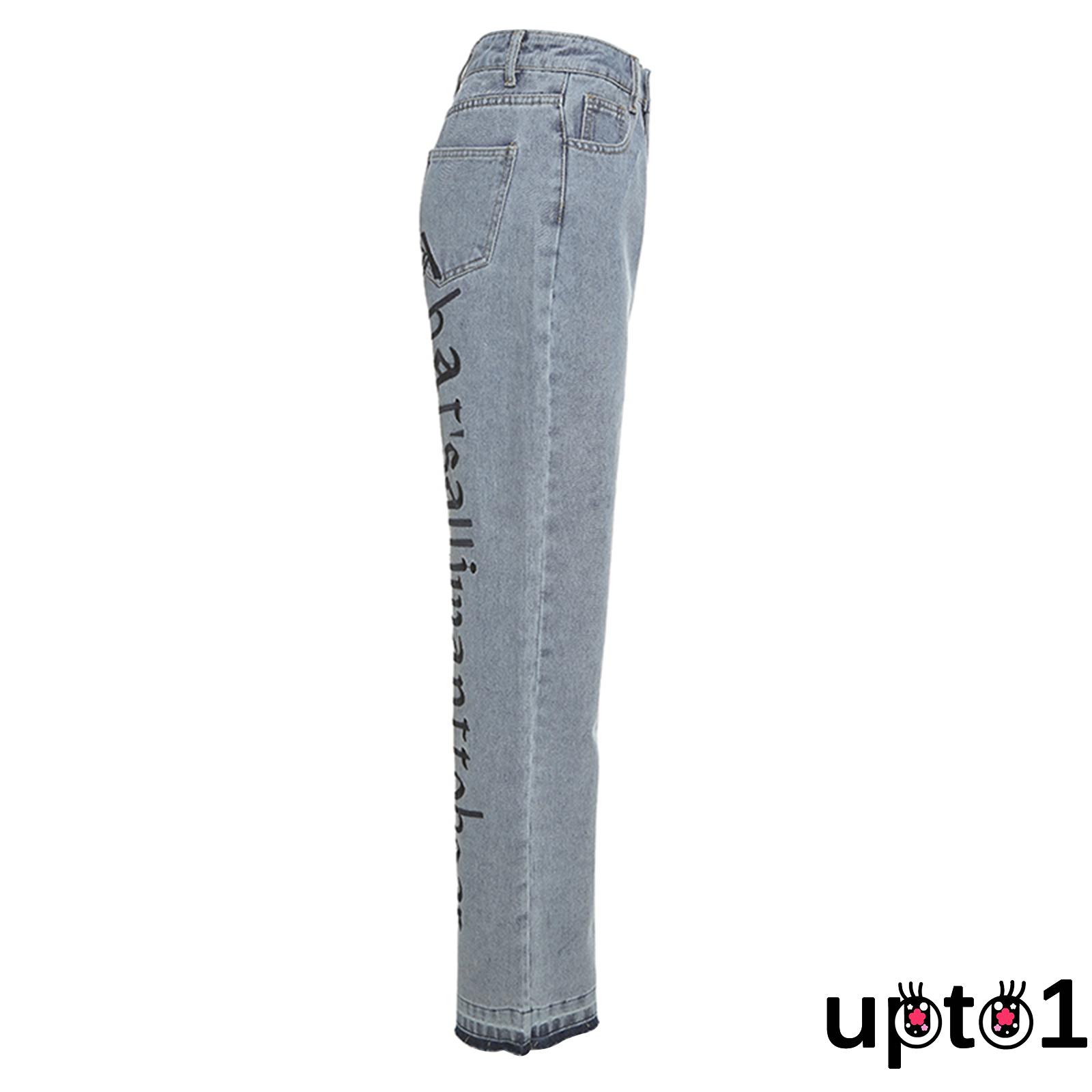 Quần Jeans Dài Ống Rộng Thời Trang Dành Cho Nữ | BigBuy360 - bigbuy360.vn