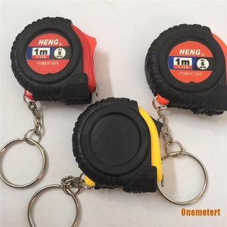 Thước dây nhựa mini 1m có móc khóa