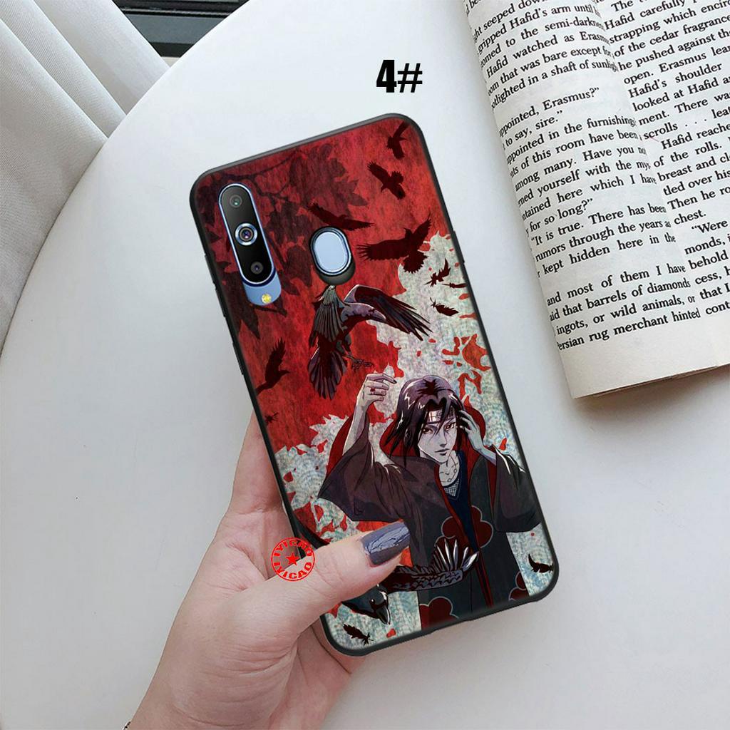 Ốp điện thoại in hình Naruto Itachi Uchiha 144SA cho Samsung Galaxy A30S A20S A20E A10S A30 A20 A10 A9 A8 A7 Plus