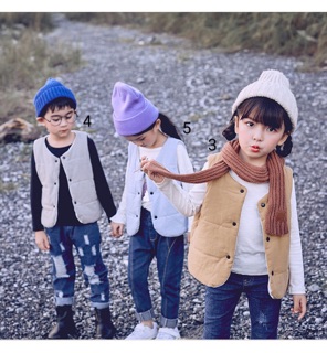 Áo gile chần bông