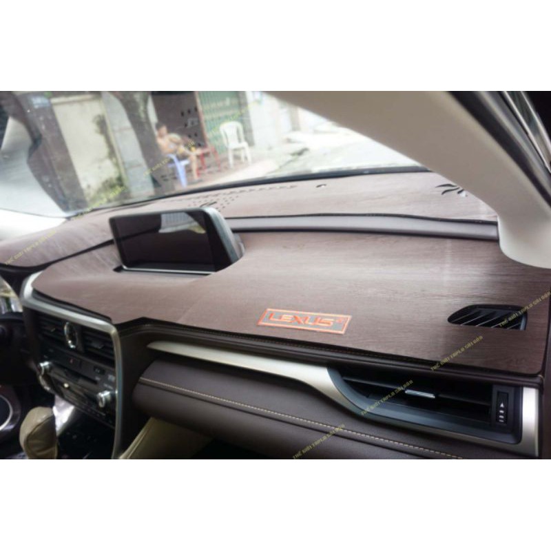 Taplo Lexus RX 350h vân gỗ cà phê và các loại da khác taplo sài gòn