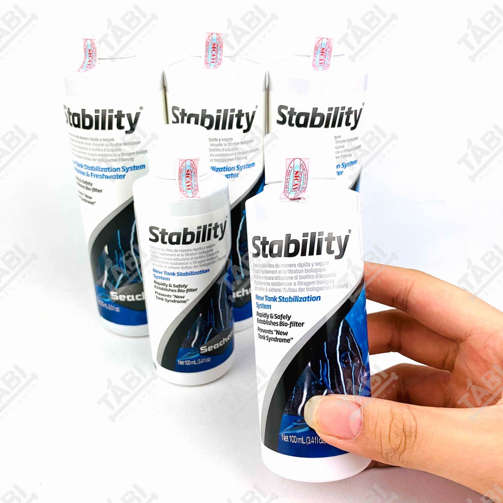 Vi Sinh Sống Seachem Stability 100ML và 250ML - Vi Sinh Sống Hàng Mỹ [STABILITY]