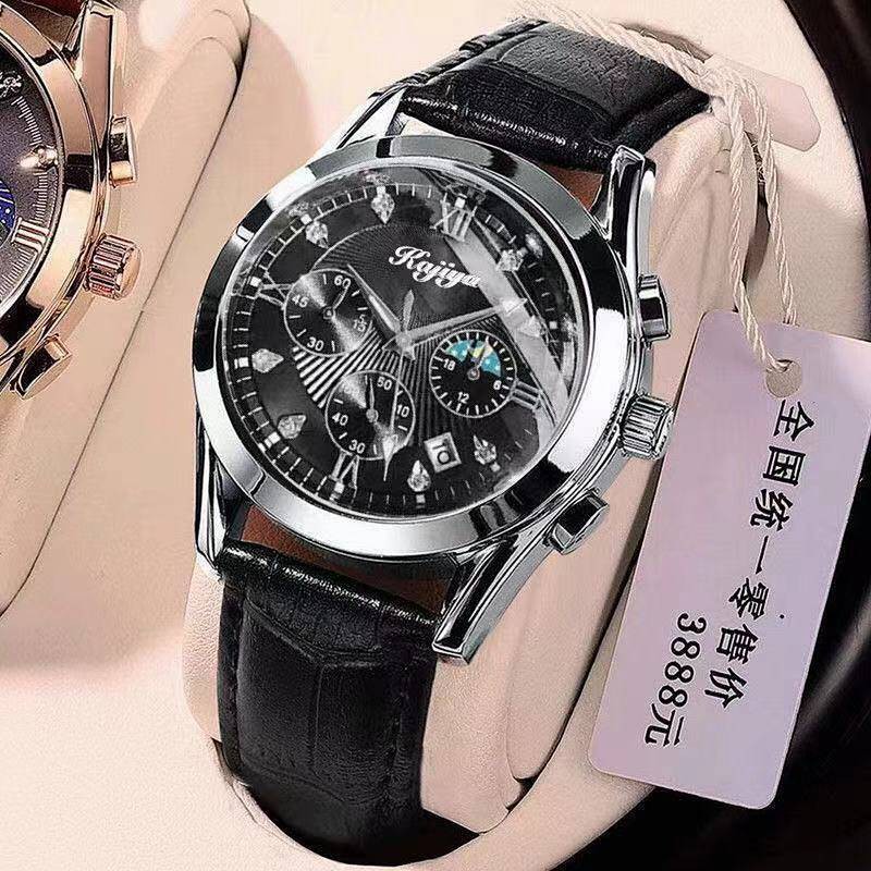 New Original Swiss Movement Automatic Men's Watch Waterproof Luminous Calendar Casual Trend Student Sport Watch