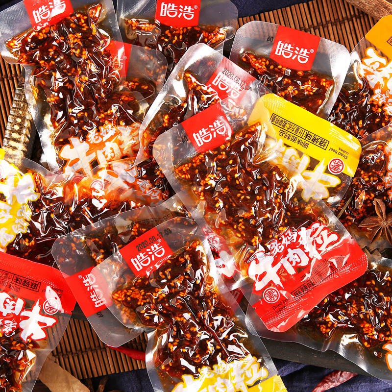 BÒ XÉ CAY XÁ XÍU THƠM NGON GÓI 35G ĂN VẶT