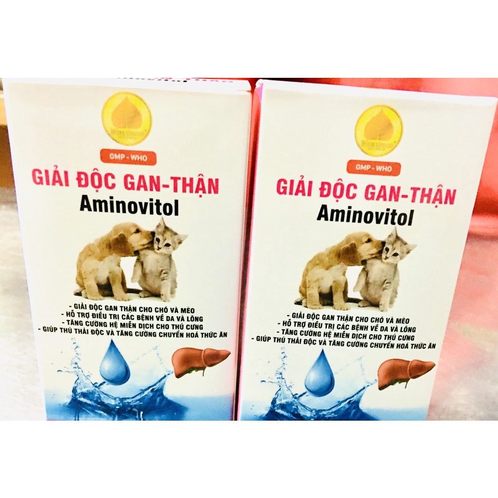 [MỚI] GIẢI ĐỘC GAN THẬN  CHO CHÓ MÈO