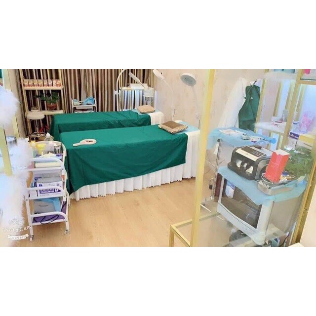 Khăn trải giường tiêm, khăn trải giường phẫu thuật vải kaki LOẠI DÀY, ĐẸP, MỊN - KT 150.200cm
