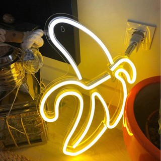 Đèn Led Neon Hình Quả Chuối Trang Trí