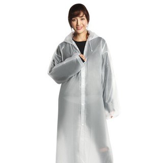 Thick adult non-disposable raincoat travel outdoor light coat