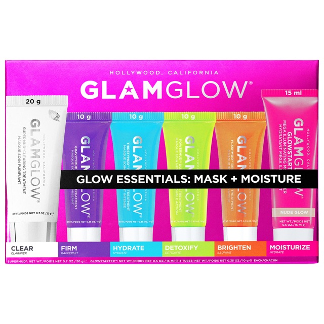 [CÓ SẴN]⭐️Tách set mặt nạ GLAMGLOW GLOW ESSENTIALS: MASK + MOISTURE