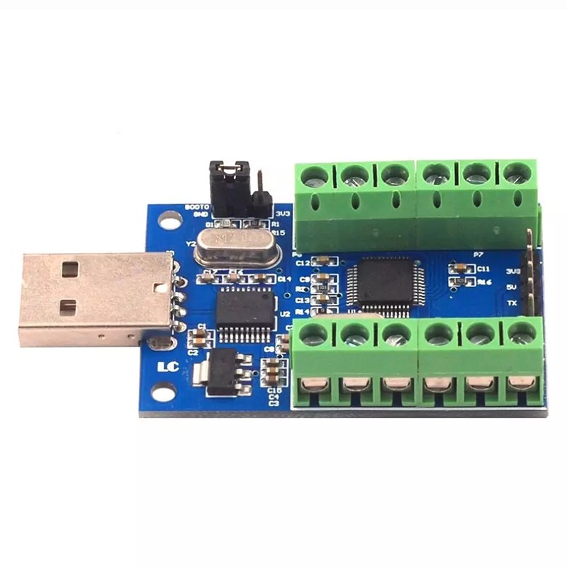 1 Mô Đun Truyền Dữ Liệu USB 12Bit 10 bit AD Dc STM32 UART Chuyên Dụng