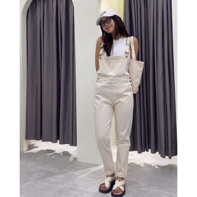 Quần Yếm Jean dáng dài