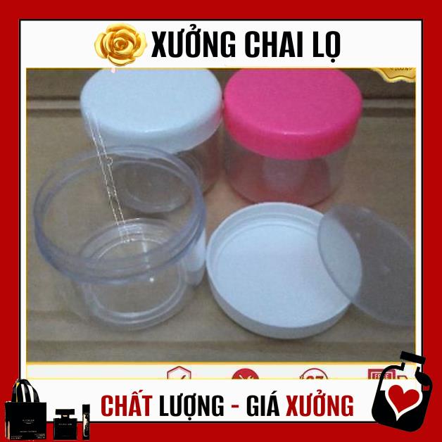 Hủ Đựng Kem ❤ TOP GIÁ RẺ ❤ Hũ nhựa trong đựng kem 100g chiết mỹ phẩm ,Xưởng Chai Lọ