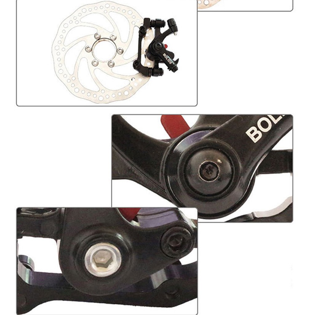 Phanh đĩa trước và sau xe đạp Bolids