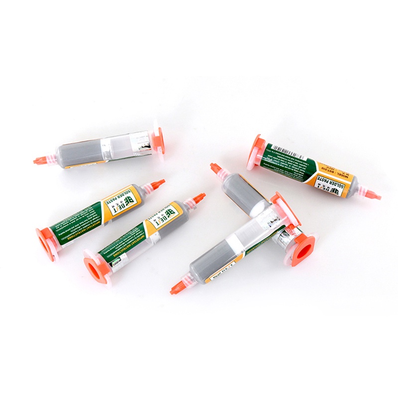 10cc Ống Tiêm Ống Hàn SOLDER PASTE Flux Chất Lỏng Hàn Công Cụ Nhiệt Độ trung bình Điểm Nóng Chảy 183C Hàn Thiếc Dán waitime