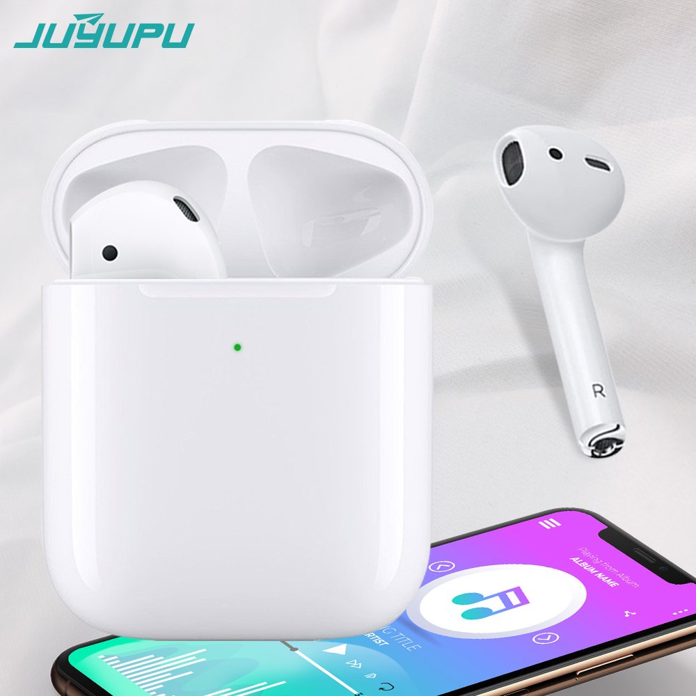 Tai nghe bluetooth JUYUPU T100 nhét tai chính hãng Airpods cho iPhone Samsung OPPO VIVO HUAWEI XIAOMI tai nghe không dây