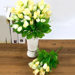 1 bó 15 bông tulip giả