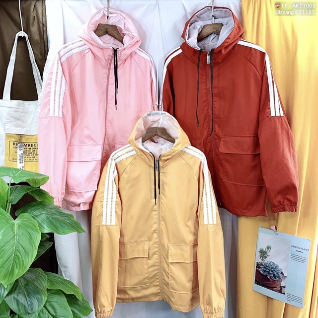 🎆𝐇𝐎𝐓𝐓𝐑𝐄𝐍𝐃🎆 050 Áo Khoác 2 Túi Hộp Tay Sọc (Kèm Video, Hình Chụp Thật) | BigBuy360 - bigbuy360.vn