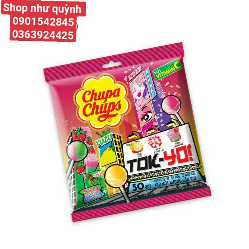 1 túi 🍬 kẹo mút chupa chips siêu -ngon
