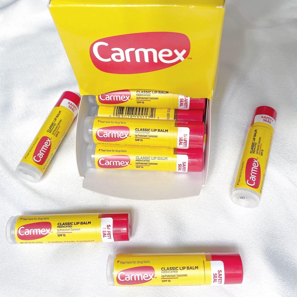 Son Dưỡng Môi Chống Nắng Carmex Mỹ - SON DƯỠNG GIẢM THÂM, LÀM HỒNG MÔI