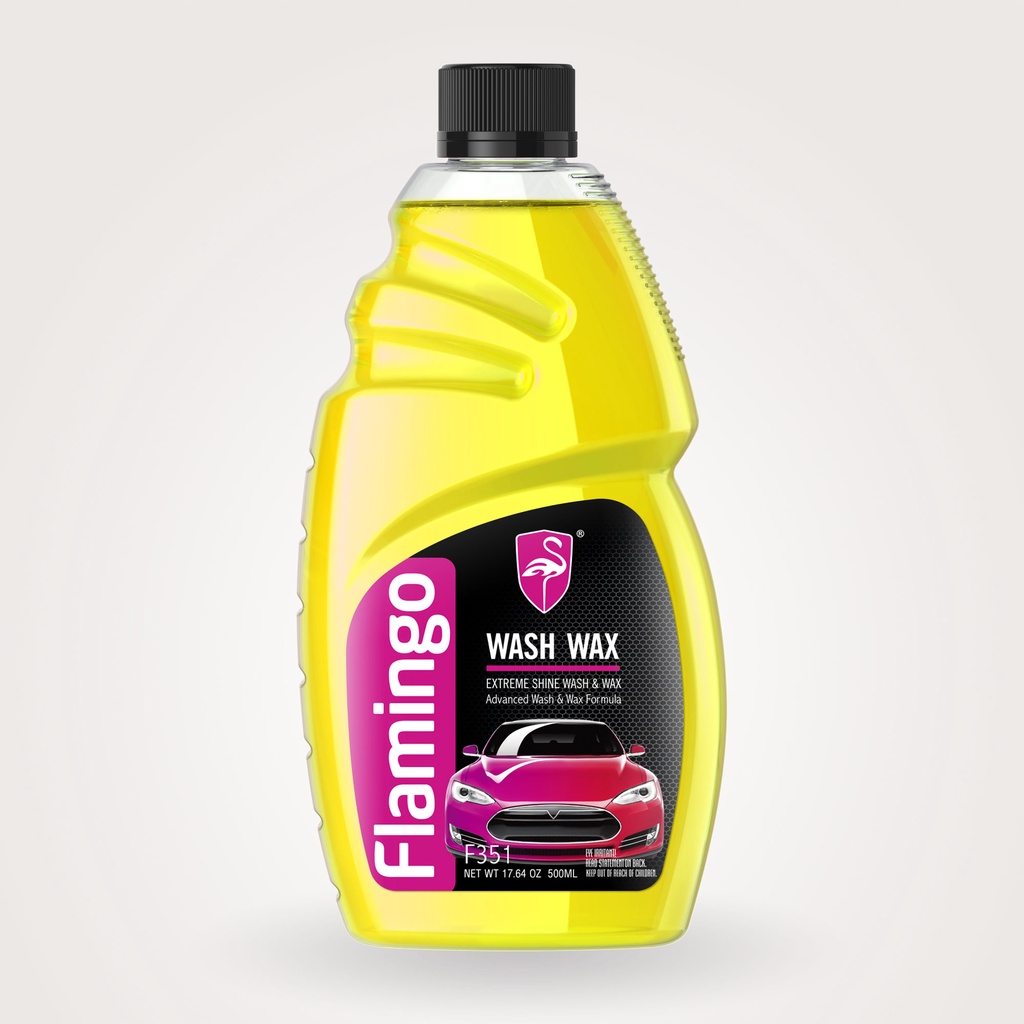 Nước rửa xe F351 Flamingo 500 ml Dung Dịch Rửa Xe Không Chạm - Nước Rửa Xe Ô Tô, Xe Máy (hàng chính hãng)