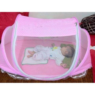 màn chụp tự bung chống muỗi bảo vệ giấc ngủ cho bé yêu