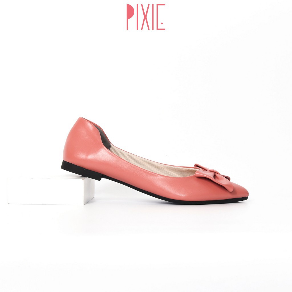 Giày Búp Bê Mũi Nhọn Đính Nơ Pixie X488 | WebRaoVat - webraovat.net.vn