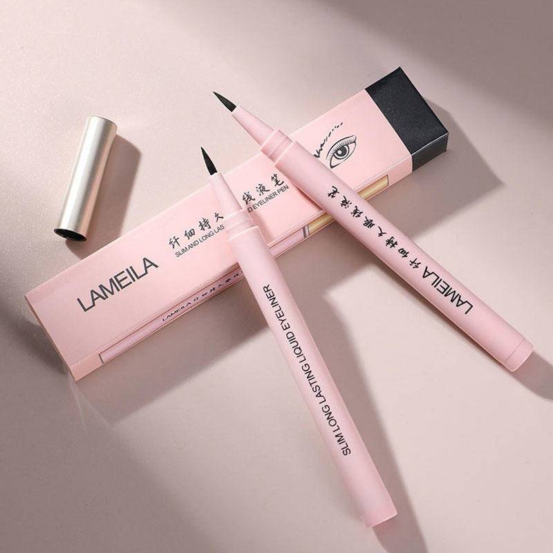 Bút Kẻ Mắt Nước Màu Đen Sắc Tố Cao Tự Nhiên Kháng Nước Lâu Trôi