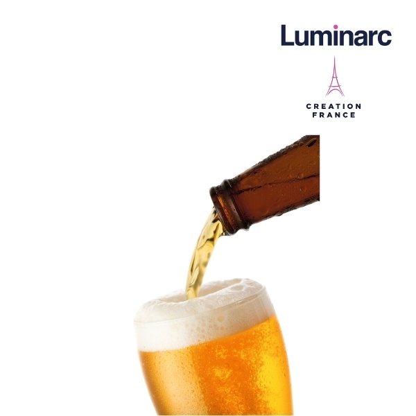 Bộ 6 Ly Bia Thuỷ Tinh Luminarc Brasserie 285ml- LUBRJ5184