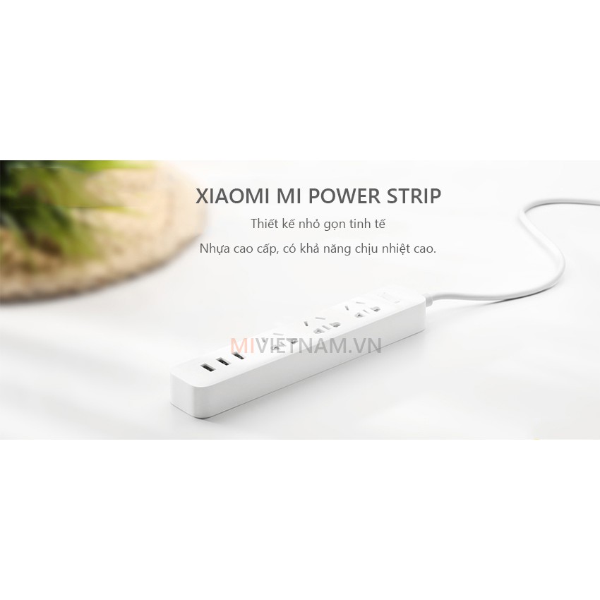 Ổ Điện Xiaomi Power Strip 3 USB wifi