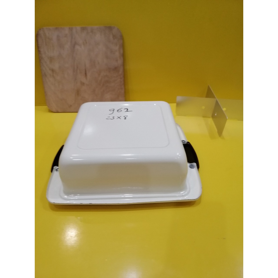 Nồi men lẩu (chảo) nội địa Nhật, size 23cm, cao 8cm (mã 962), Dùng được bếp từ