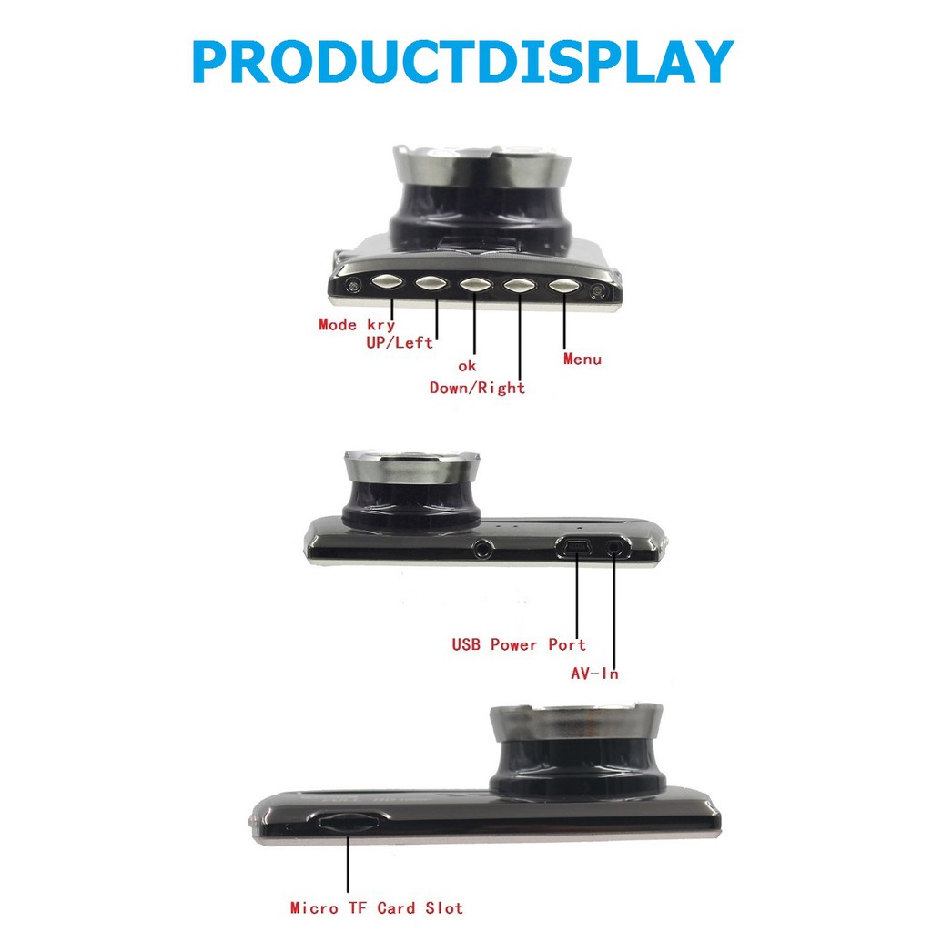 Camera hành trình ô tô trước sau X008 4 ich Full HD | BigBuy360 - bigbuy360.vn